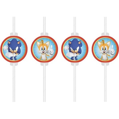 Procos Brčka papírová Sonic 4 ks
