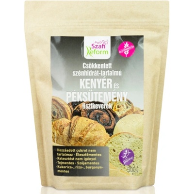 Szafi Reform Paleo bezlepková múčna zmes na chlieb a pečivo so zníženým obsahom sacharidov 0,5 kg