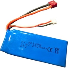 IQ models Akumulátor LiPo 7,4 V 2500 mAh T-Dean konektor dĺžka akumulátora 8,8 cm
