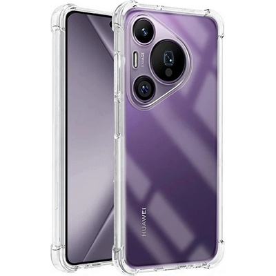 Techsuit Shockproof Clear Silicone puzdro pre Huawei Pura 70 Pro – priehľadné