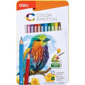 Deli Color Emotion 12бр. комплект цветни моливи DEC00205 (DEC00205)