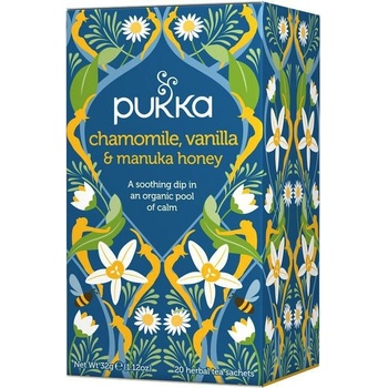 Pukka Čaj ayurvédský Chamomile Vanilla and Manuka Honey 20 ks