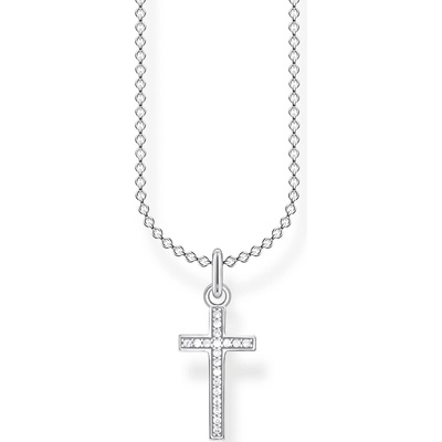 Thomas Sabo KE2043-051-14 Cross Pave Ladies Necklace, adjustable, Жени