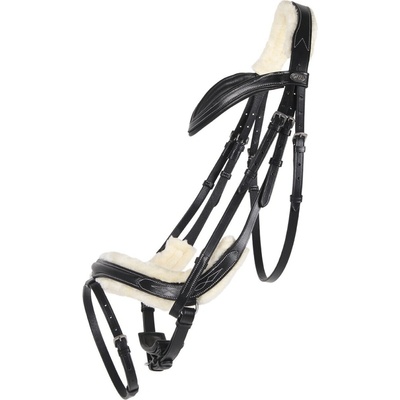 Uzdečka QHP Ontario s anatomickým nánosníkem black COB – Zbozi.Blesk.cz