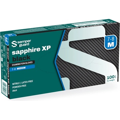 Sempermed Черни нитрилни ръкавици semperguard® sapphire XP (30000160)