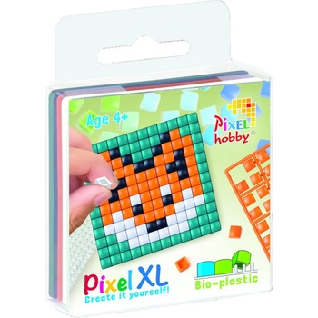 Pixelhobby Мозайка с пиксели XL, Pixelhobby, Магнит за хладилник - Лисица (27019)