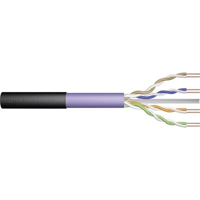 Digitus DK-1613-VH-5-OD CAT 5, CAT 6 U/UTP, 500m, fialovo-černý