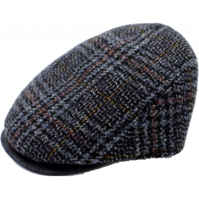 Fiebig Headwear since 1903 kostkovaná zimní vlněná bekovka
