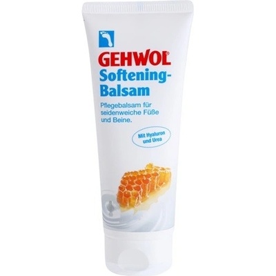 Gehwol Classic ošetrujúci balzam pre hodvábne hladké nohy a chodidlá Honey Hyaluronic Acid Urea 125 ml