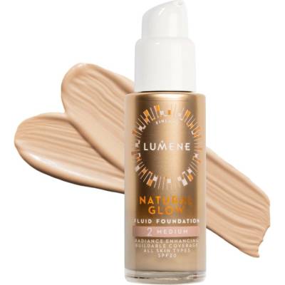 Lumene Natural Glow Fluid Foundation SPF20 rozjasňující make-up 2 medium 30 ml