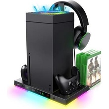 iPega XBX024S Multifunkční Nabíjecí RGB Stojan s Chlazením pro Xbox