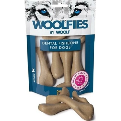 WOOLF Pamlsok Woolfies Dental Fishbone M 200 g