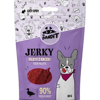 VetExpert Mr.Bandit JERKY kačacie filety 80 g