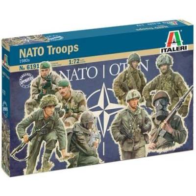 ITALERI Model Kit figurky 6191 NATO TROOPS 1980s 1:72