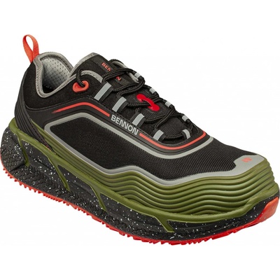 BENNON VENOM S3S ESD NM LOW S3S HI CI SR HRO FO obuv čierna/zelená