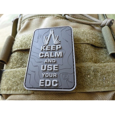 Nášivka Keep Calm and use your EDC JTG® – BlackOps