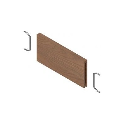 Priečka s pružinovou sponou Ambia-Line, šírka 100mm, výška 50mm Orech Tennessee (NU01)