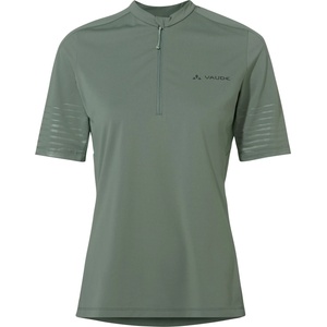 Vaude Дамска фланелка с къс ръкав за колоездене Vaude Women's Qimsa Pro Half Zip Shirt Cycling jersey - Agave - размер 42 (EU) (156-2799-0114)