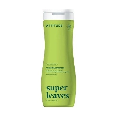 Attitude Prírodný šampón Super leaves Vyživujúci Hroznový olej a olivové listy 473 ml