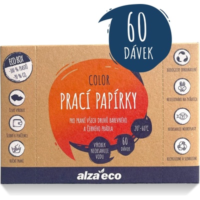 AlzaEco prací papírky Color 60 praní