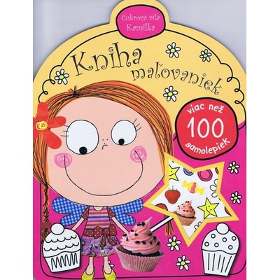 Kniha maľovaniek Viac než 100 samolepiek