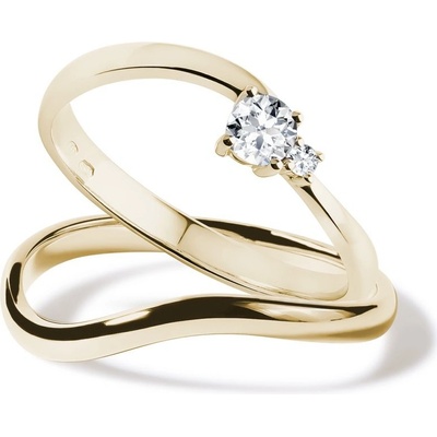 Klenota Moderní zásnubní set s diamanty ve zlatě s0769013