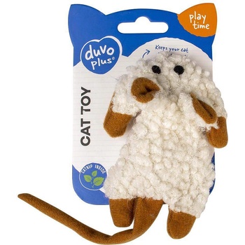 Duvoplus - Котешка играчка, мишка със звук, 18Х8Х2 см