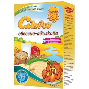 Слъчно Слънчо овесено ябълкова млечна каша - 200 г