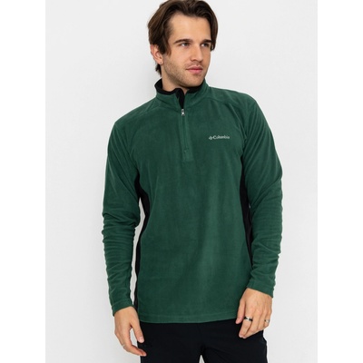 Columbia Klamath Range II Half Zip rain forest/black