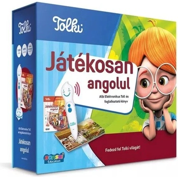 Bonsai Education Тълки: Играй и учи английски - интерактивна образователна книга на унгарски език (34536)