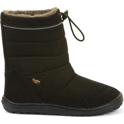 Froddo zimní barefoot sněhule Up tex snow wool black
