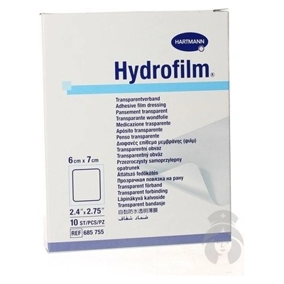 Hydrofilm náplast fixační 6 x 7 cm 10 ks