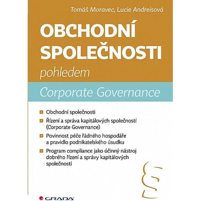 Obchodní společnosti pohledem Corporate Governance