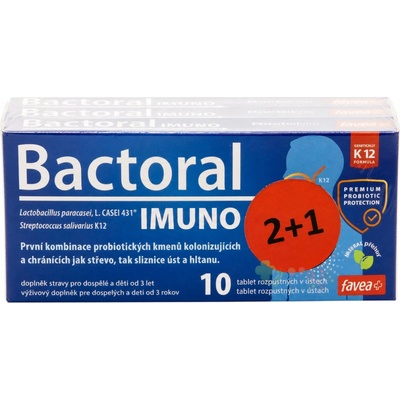 Favea Bactoral IMUNO 10 tabliet 2+1