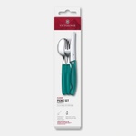 Victorinox - Комплект прибори за пикник SWISS CLASSIC, 3 бр. , тюркоазен (GG701)
