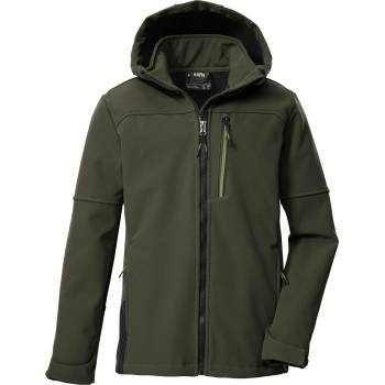 killtec Детско софтшел яке Killtec Kid's Kow 226 Softshell jacket - Dunkeloliv - размер 128 (EU) (703-6852-0111)