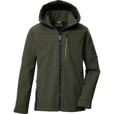 killtec Детско софтшел яке killtec Kid's Kow 226 Softshell jacket - Dunkeloliv - размер 128 (EU) (703-6852-0111)
