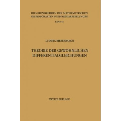 Theorie der Gewöhnlichen Differentialgleichungen, 1