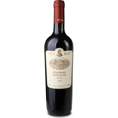 Wine Man LTD Mukuzani Suché červené 12,5% 0,75 l (holá láhev)