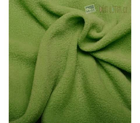 Fleece antipiling zelený 45
