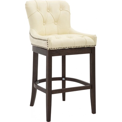 Design-shop Buckingham tmavá antik / kůže Krémová