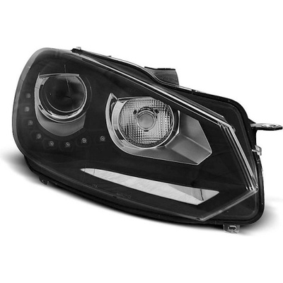 TUNING-TEC Headlights True Drl Black Fits Vw Golf 6 08-12