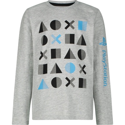 Блуза с дълъг ръкав PlayStation, Сива, размер 116 (EM-PLST-087-116)