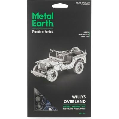 Metal Earth 3D puzzle Jeep Willys MB Overland (ICONX) 76 ks