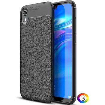 Image 1 of Huawei Y5 (2019) / Honor 8S Удароустойчив Litchi Skin Калъф и Протектор
