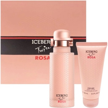 Iceberg Twice Rosa Подаръчен комплект за жени Размер EDT 125 ml + лосион за тяло 100 ml