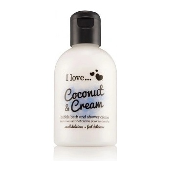 I Love Bubble Bath & Shower Crème Coconut Cream sprchový krém 100 ml