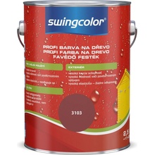Swingcolor Profi Farebný email na drevo 2,5 l švédska červená