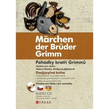Pohádky bratří Grimmů - Märchen der Brüd - Kniha + CD audio, MP3