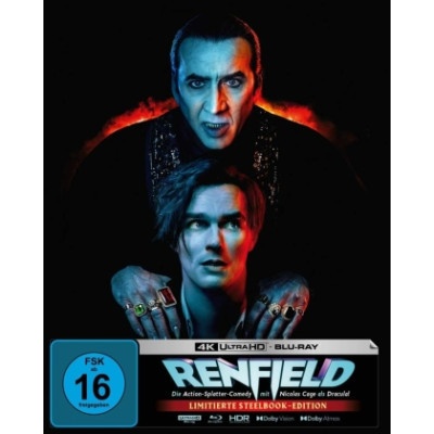 Renfield, 1 4K UHD-Blu-ray + 1 Blu-ray Limitierte Steelbook-Edition mit Fullslip